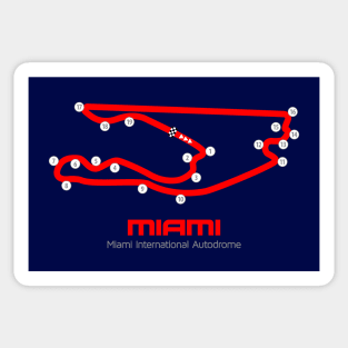 Miami Track Graphic Sticker